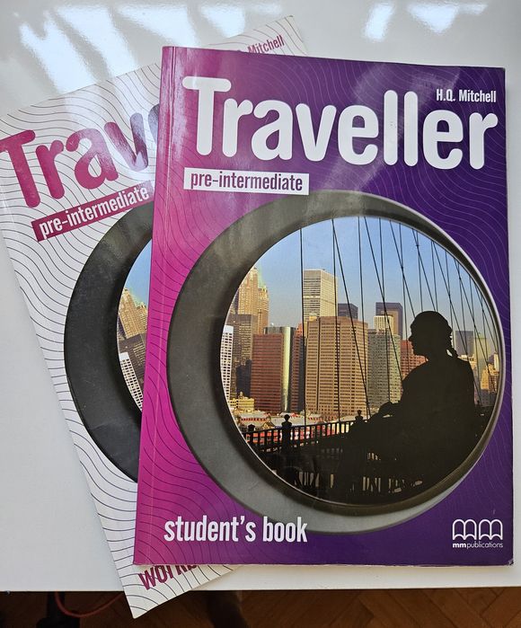 Учебник и учебна тетрадка по английски език Traveller B1 и B2