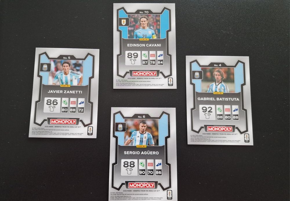 Cartonase Panini Prizm de colectie