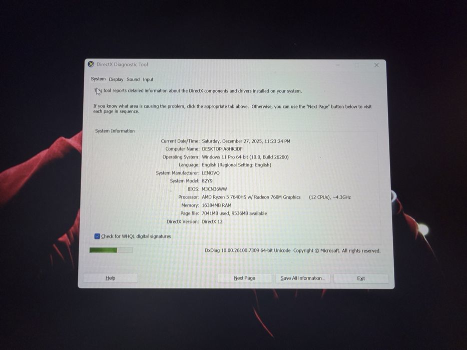 Lenovo Legion Slim 5 16APH8