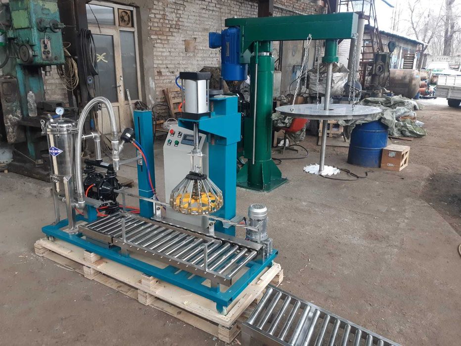 Линия розлива красок