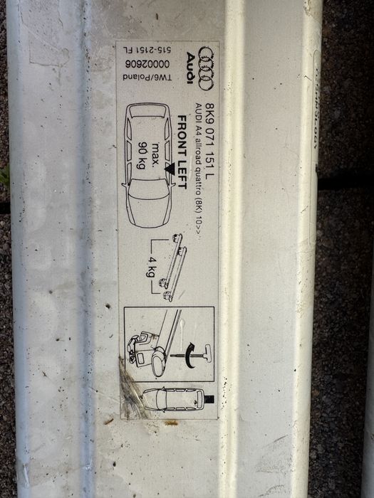 Bare Transversale Audi pentru A4 Allroad