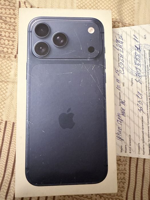 Iphone 17 Pro Max, blue, новый с гарантией