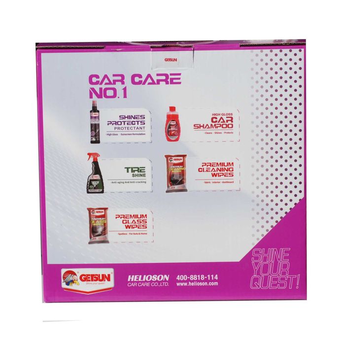 5 В 1 Getsun Комплект За Почистване На Автомобил Шампоан Препарат