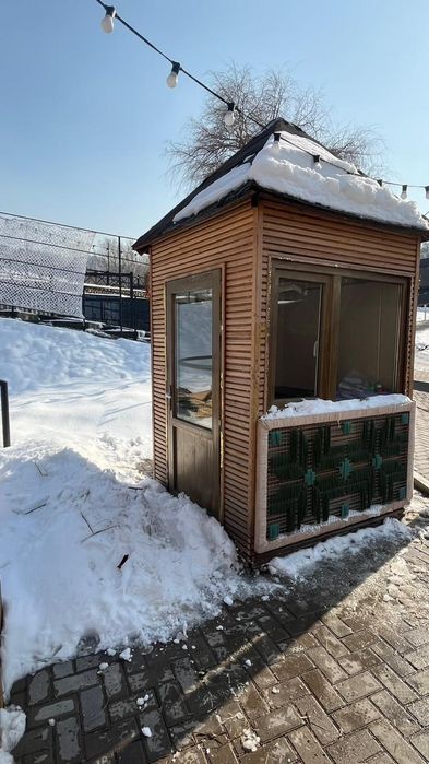Деревяный будка утепленый готовый
