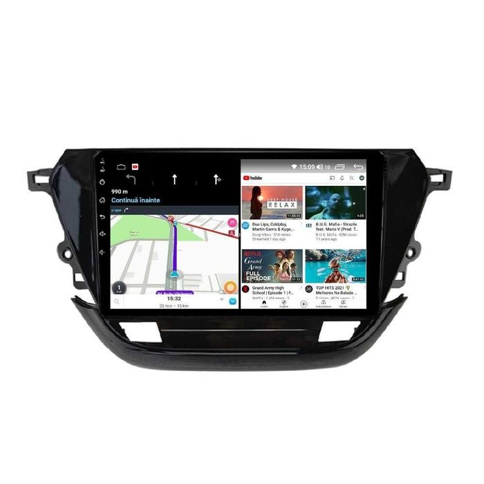 NAVIGATIE Android 14 Opel Corsa F 2019+ 1/8 Gb Waze CarPlay CAMERA