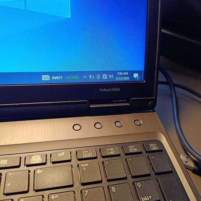 Vand HP ProBook 6560b i5‑2410M, 8GB RAM, Windows 10 Pro