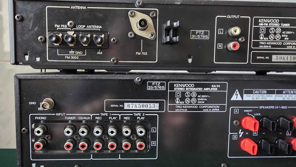 KENWOOD Amplificator & Tuner - Pachet