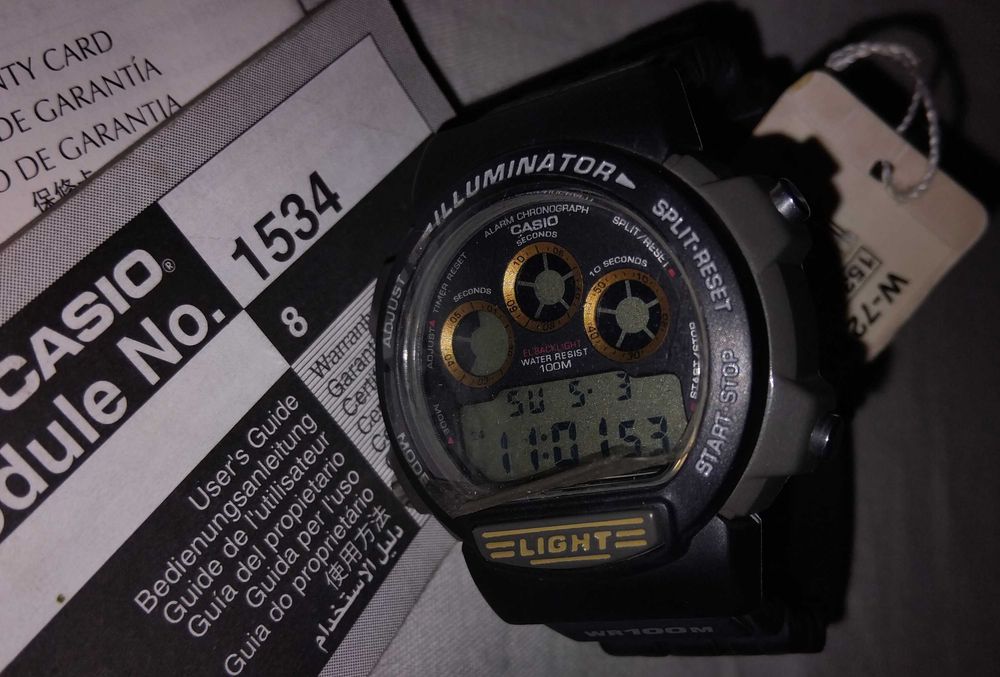 часы casio w-727h-1vhdr. Коллекционный экземпляр