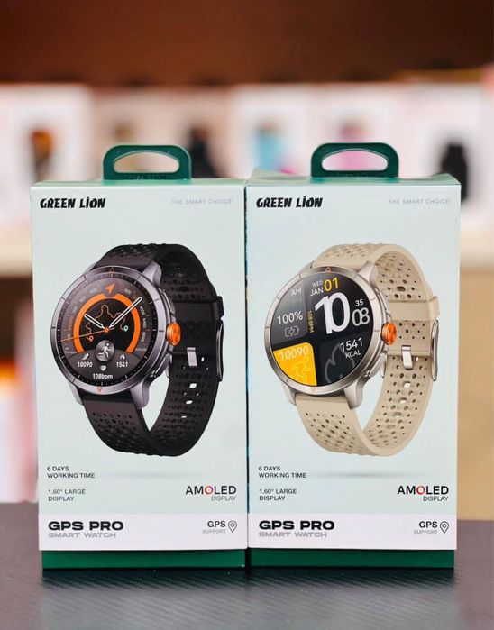 Смарт часы Green lion•smart watch•классик•спортивный•амолед•сис картой