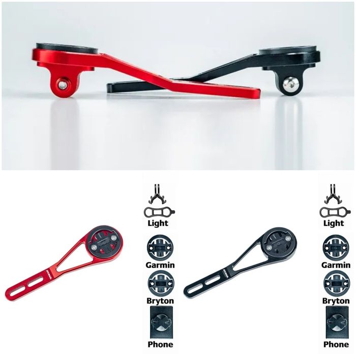 Suport aluminiu ciclocomputer GARMIN BRYTON ghidon aero cursiera