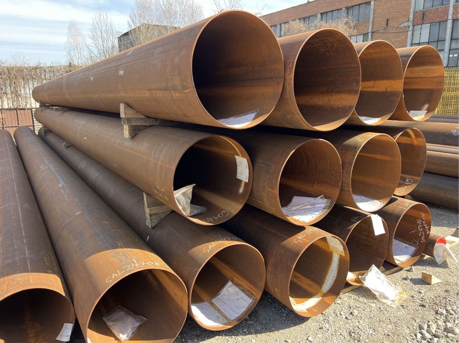 Țeavă metalică nouă și recuperată DN 76–1600 | Diametre mari