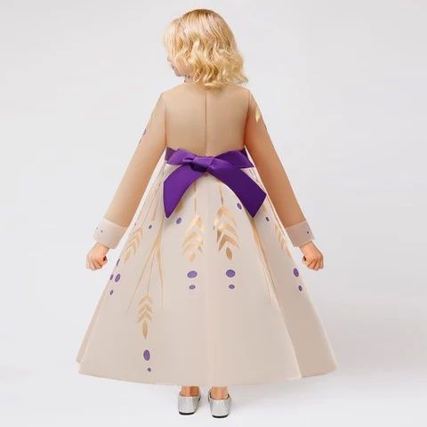 НОВО!!!Рокля на Ана от FROZEN 2 + Подарък коронка