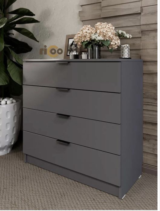 Детский комод серого цвета