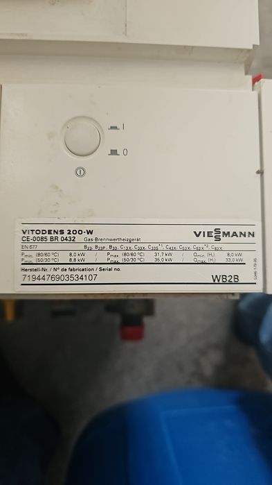 Centrala condensare, Viessmann vitodens 200.