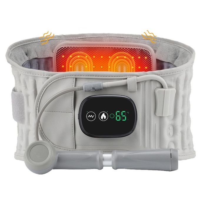 Лумбален колан с масаж и нагряване за болки в кръста, дискова херния