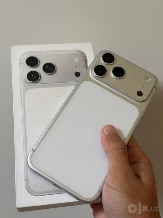 İphone 17 pro max silver 256gb