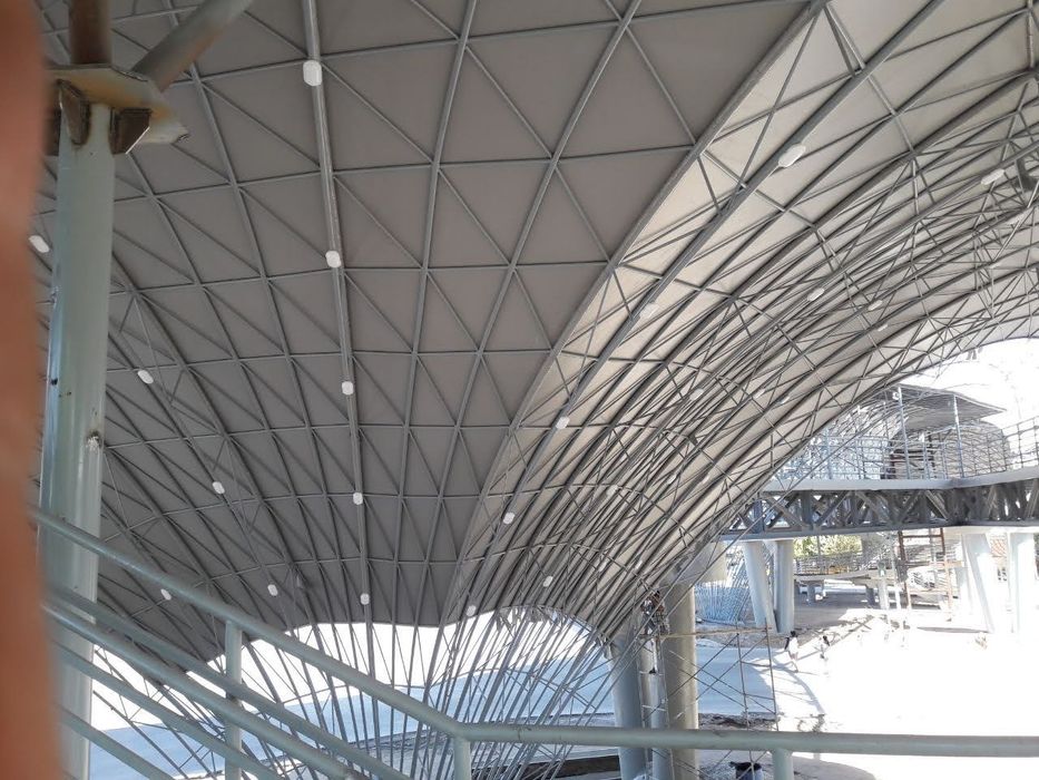 Баннер тент установка