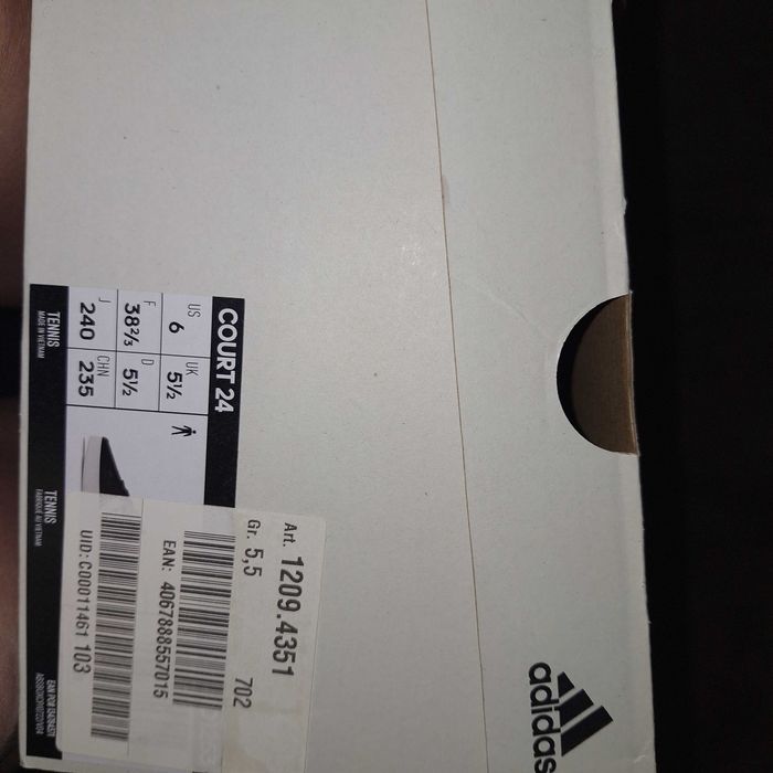 Adidas кецове 38 2/3