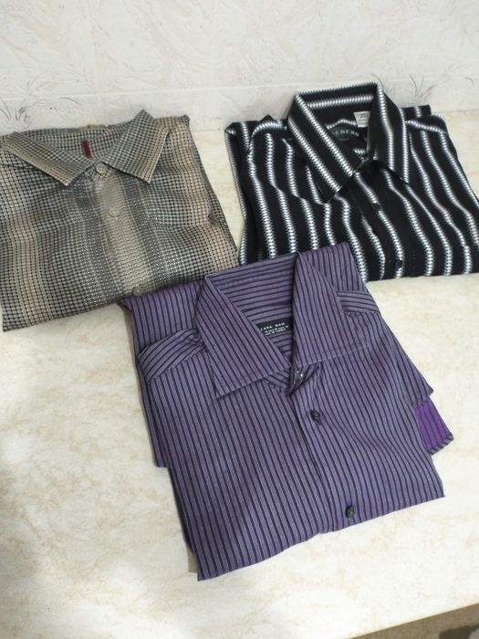 Рубашки 3 шт. муж 46-48