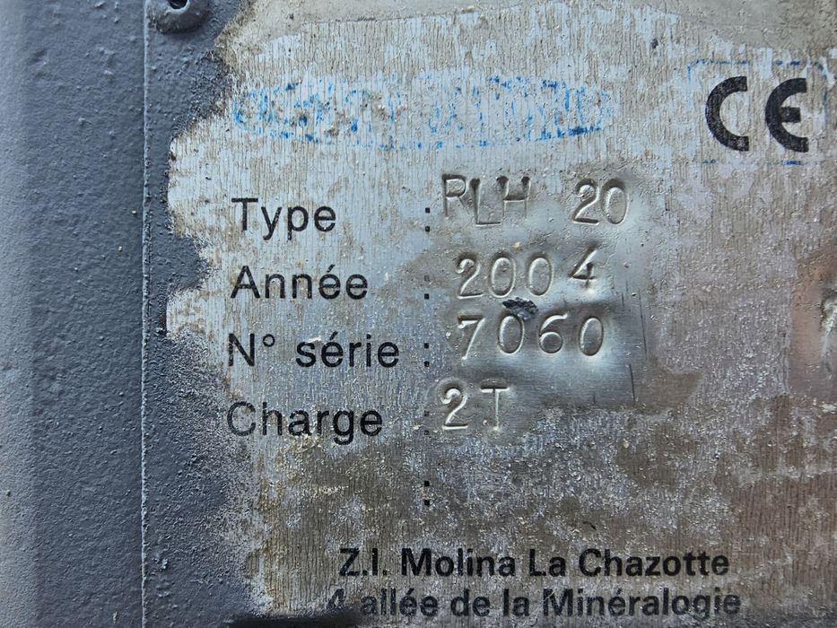 Furca paleți pentru macara extensibila