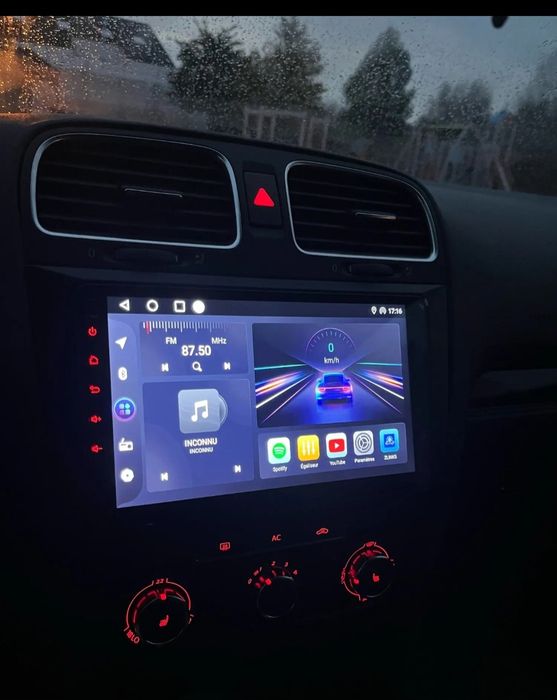 Navigatie android Golf 6 Waze YouTube GPS BT USB
