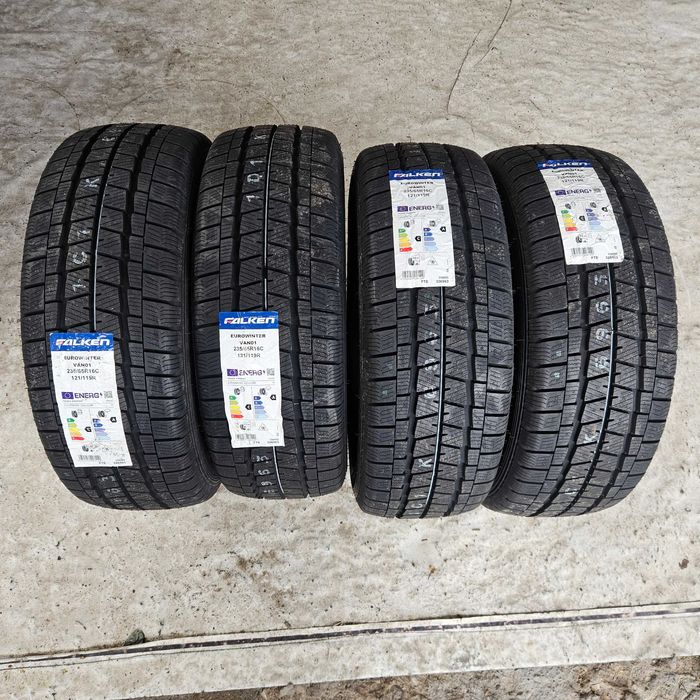 4 Нови зимни бусови гуми 235/65R16C Falken EuroWinter VAN01 121/119R