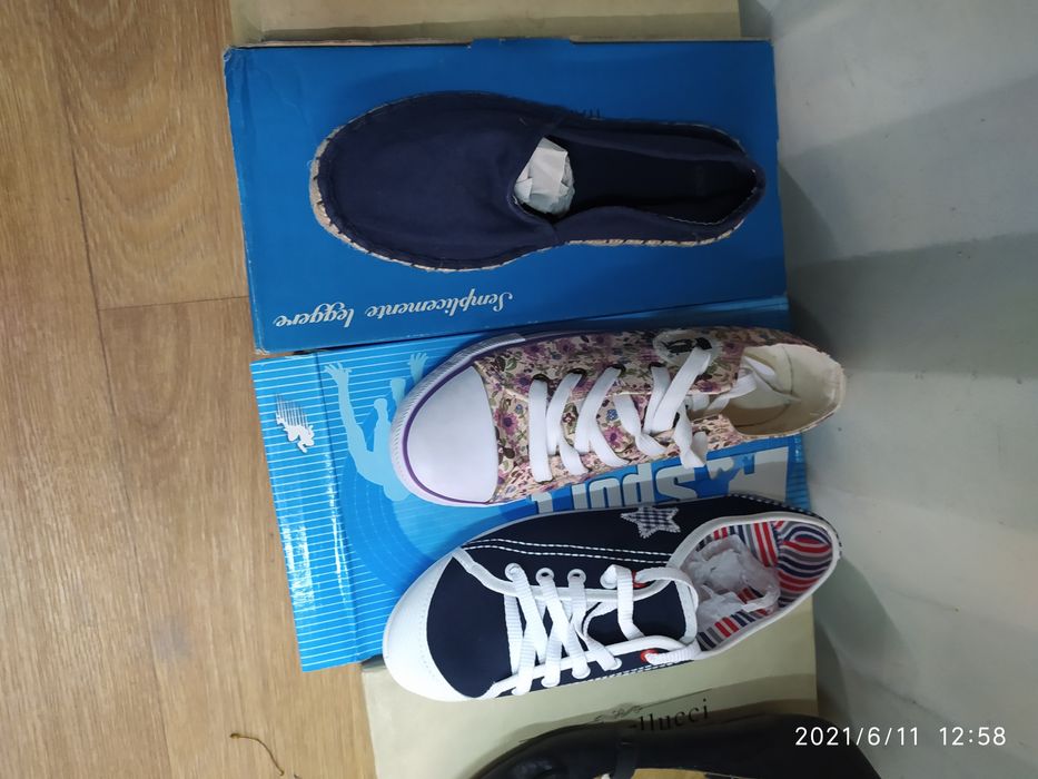 Обувь женская кожаная