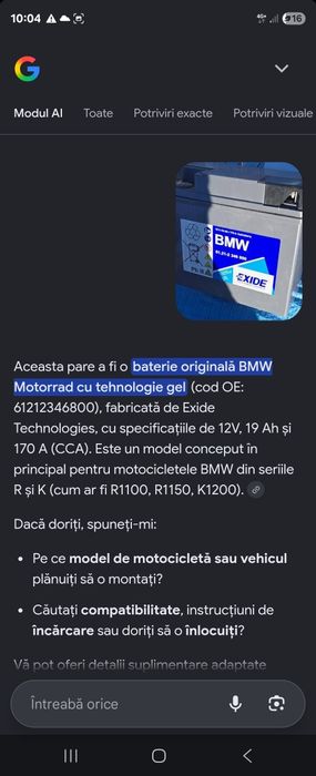 Baterie de  BMW NOUA