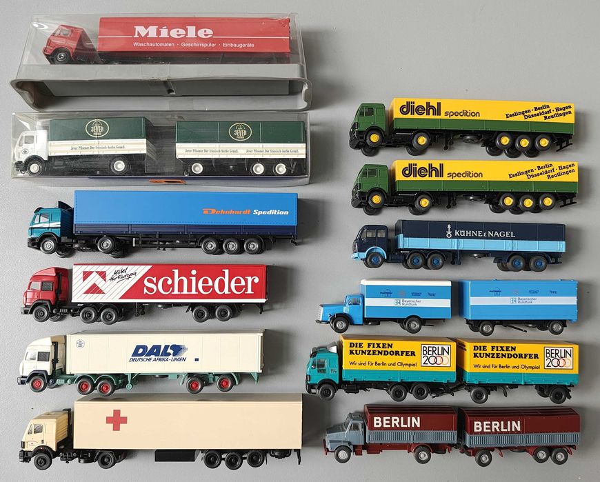 Machete Tir si autoutilitare H0, 1:87