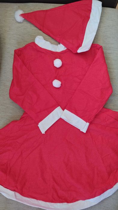 Коледна детска рокличка за 4-6 год. момичета, Новогодишен костюм