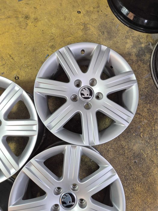 4 Jante Aliaj 5x112 16'' OEM Skoda Octavia Karoq Kodiaq Superb Yeti