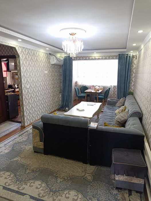 3 хонали зўр шароитдаги квартира ижарага берилади. Заканал 40-дом