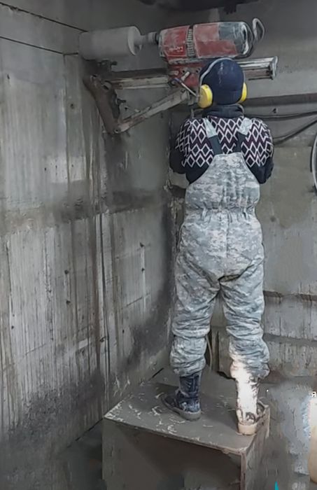 Алмазное бурение, сверление.