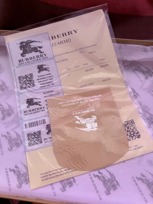 Кашмирен шал Burberry