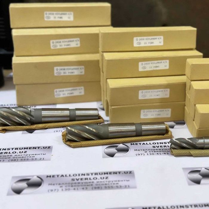 Фреза концевая с коническим хвостом