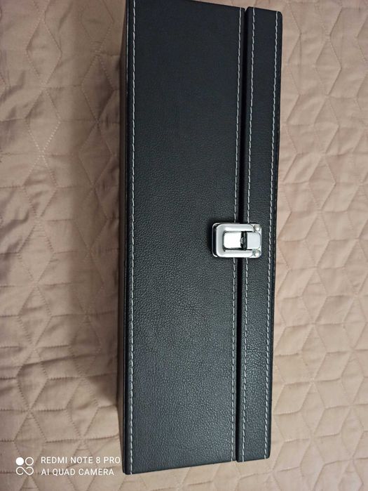 Луксозна кожена кутия за вино