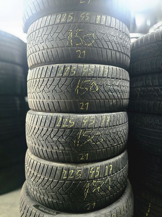 4x 225/45/17 M+S DUNLOP 2021 Stare excelentă