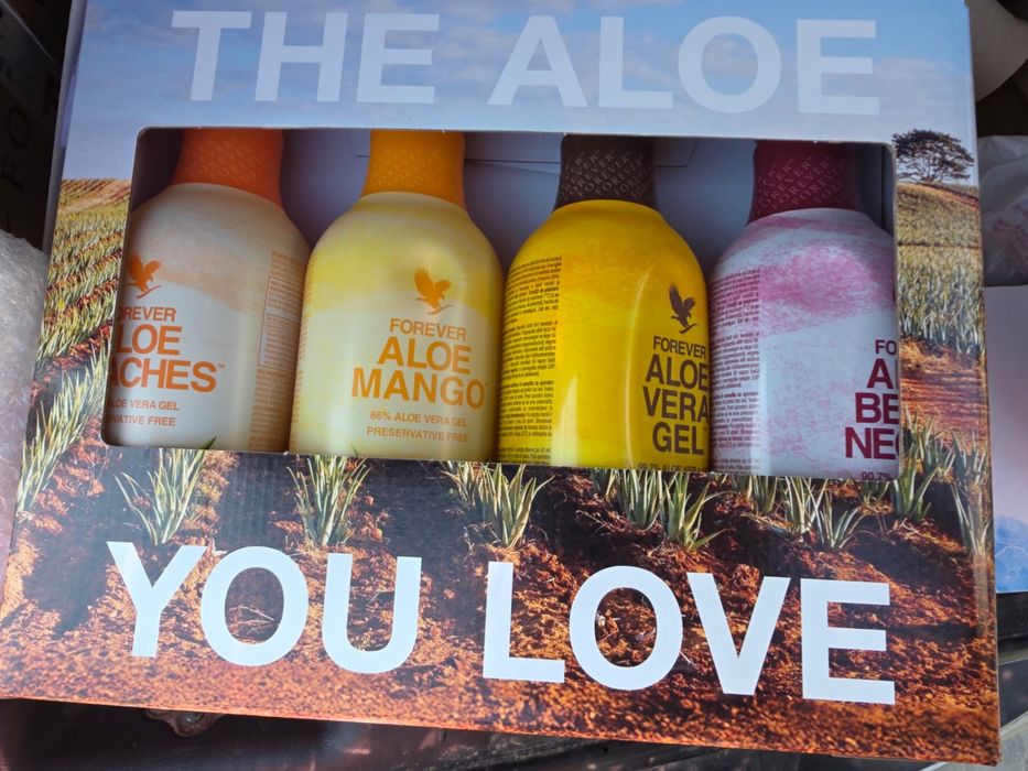 Set de 4 geluri Aloe