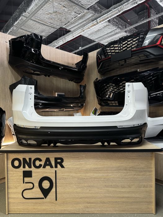 Бампер передни крашенный в сборе