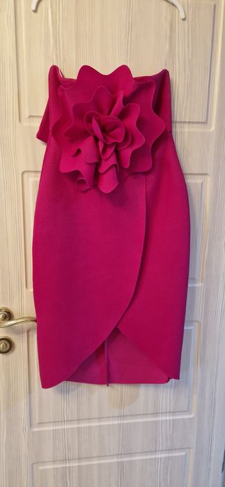 Rochita fucsia 3 sferturi cu crapatura