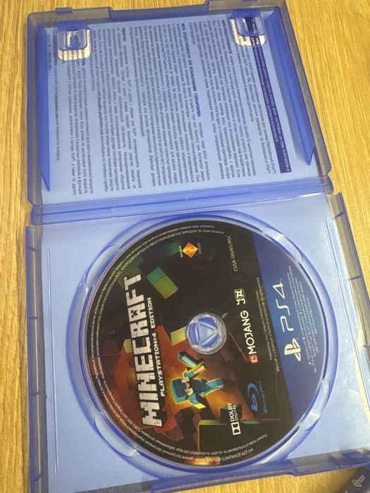 Диск на PS4 Minecraft