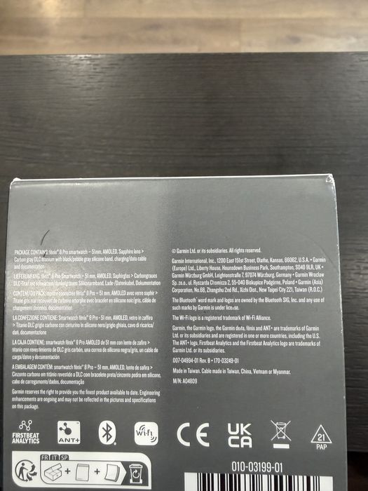 Garmin Fenix 8 pro 51 mm Carbon Gray Sapphire
