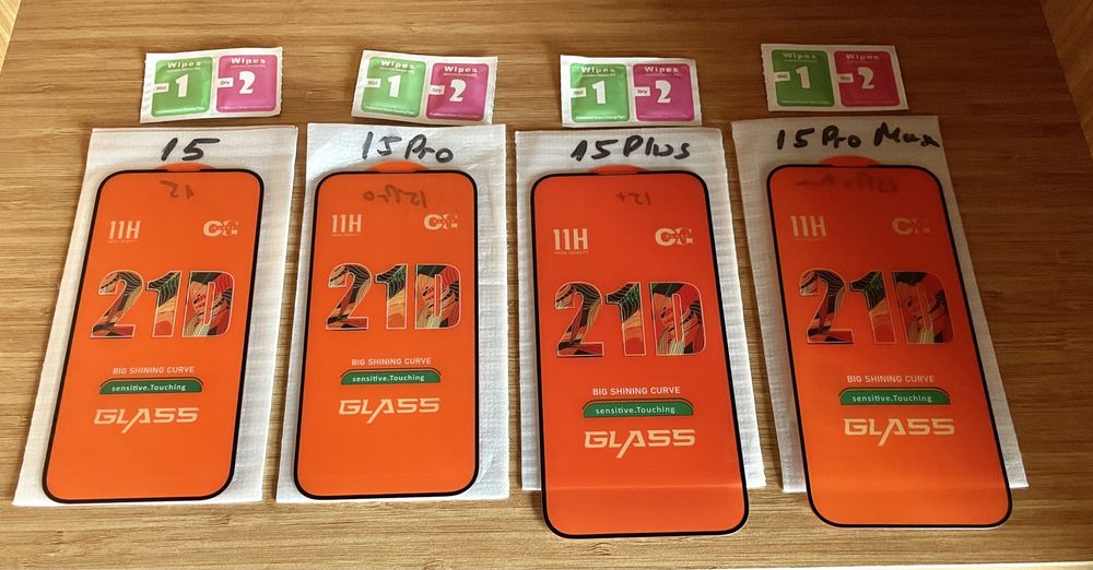 Vand folie sticla fullscreen 21D Iphone Xs Max,11,12,13,14,15 Pro Max