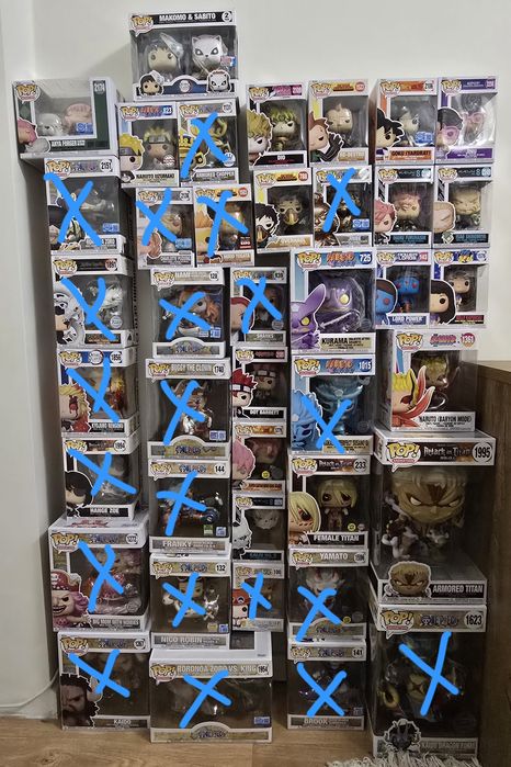 Figurine Funko Pop Anime Batman Naruto dbz my hero academia demon slayer aot jujutsu kaisen one piece etc