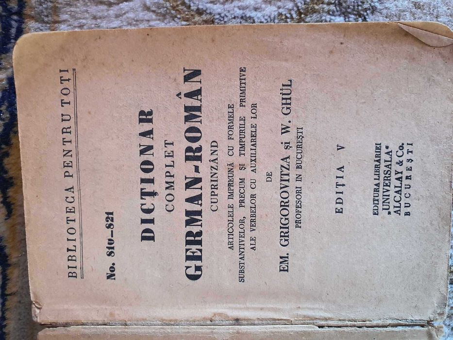 Carti vechi de colectie