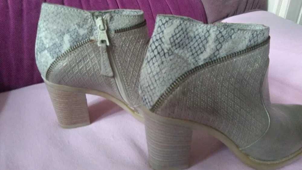 Botine elegante de piele naturala de la MJUS marimea 37 - 37,5