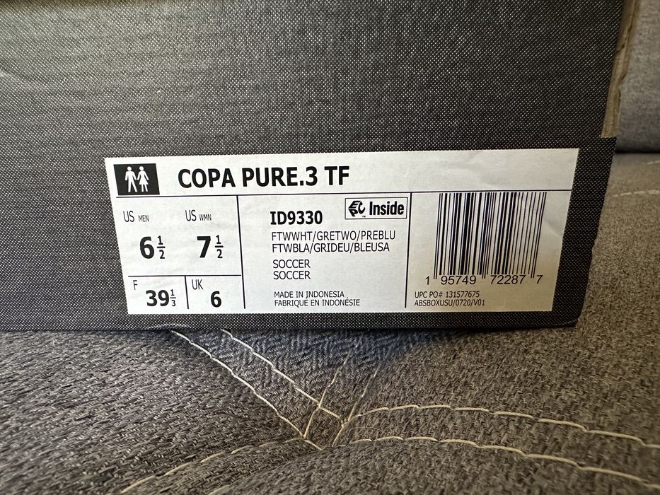сороконожки Adidas COPA PURE. 3 TF