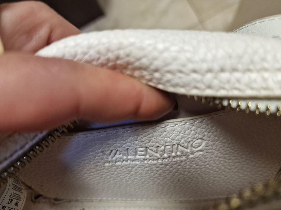 Valentino  малка бяла чанта