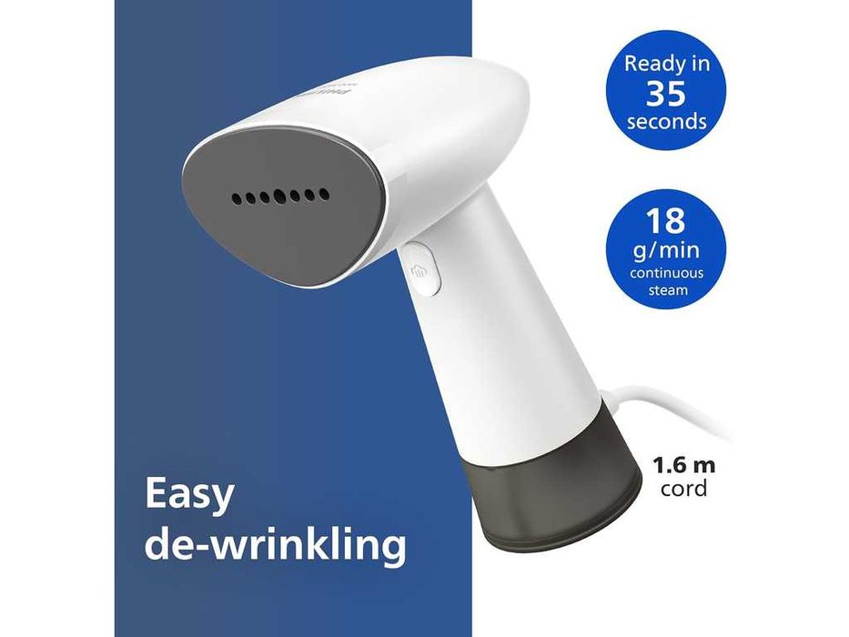 НОВИ! Ръчна парна ютия Philips Handheld Steamer STH1010/10 уред за гладене 900W