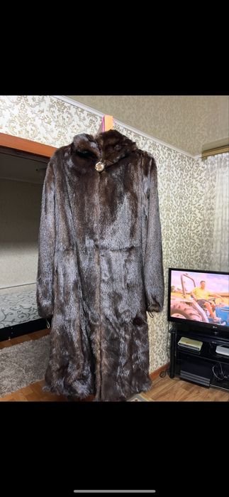 Шуба норковая до колен
